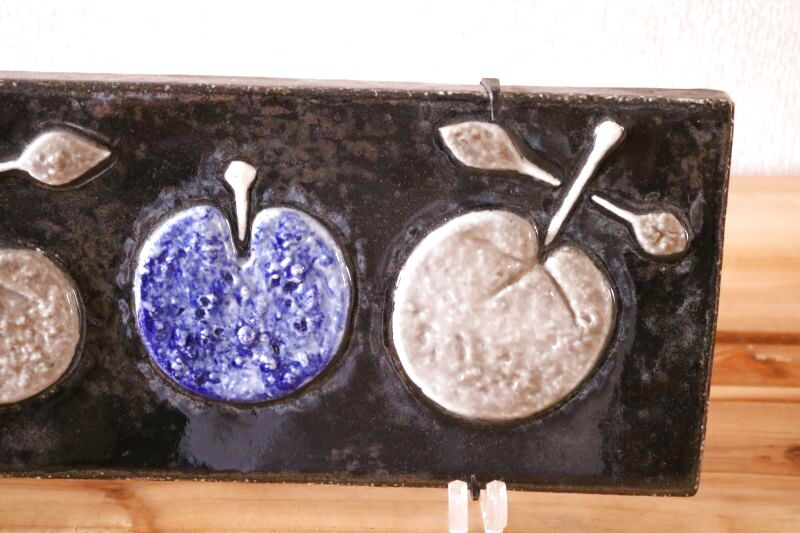 Rorstrand Sylvia Leuchovius Atelje/ロールストランド シルヴィア・レウショヴィウス リンゴの陶板